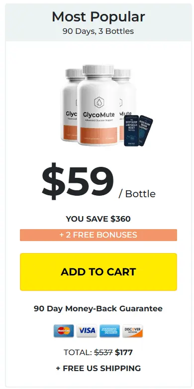 glycomute 3 Bottles – Official Shop Discount Pack